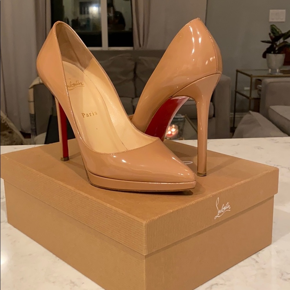 Christian Louboutin Pigalle Plato 120 Patent Calf